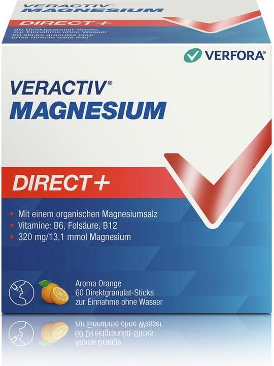 Produktbild Veractiv Magnesium Direct+ (60 Stück, Stift, 185 g)