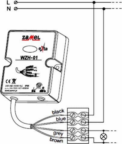Produktbild Zamel Dämmerungsschalter hermetisches Gehäuse WZH-01