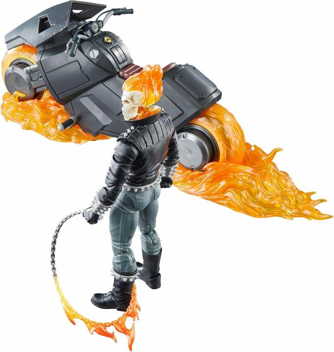 Actual product image Hasbro Marvel 85th Anniversary Marvel Legends action figure with vehicle Ghost Rider 15 cm