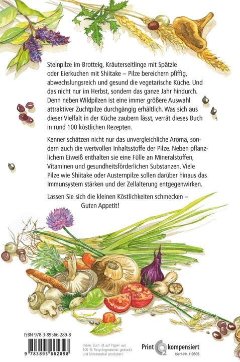 Produktbild Vegetarisch kochen mit Pilzen (Deutsch, Herbert Walker, 2011)