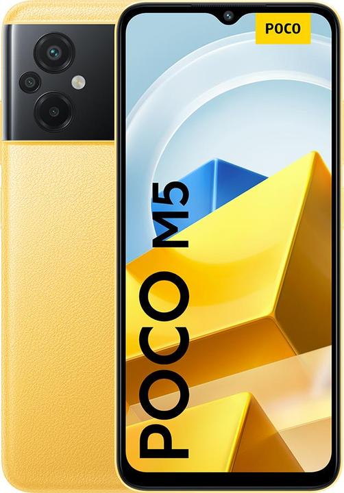 Produktbild Xiaomi Poco M5 (64 GB, Yellow, 6.58", Dual SIM, 50 Mpx, 4G)