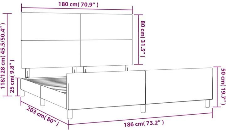 Produktbild VidaXL Alexandria (180 x 200 cm)