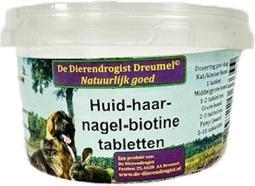 Image du produit Dierendrogist Comprimés de biotine pour cheveux et ongles Huid (Chien)