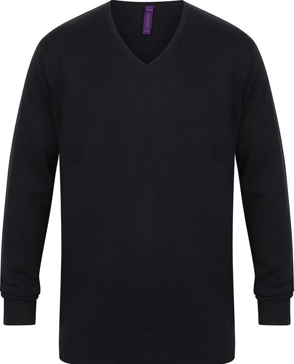 Henbury FeinstrickPullover Sweatshirt mit VAusschnitt