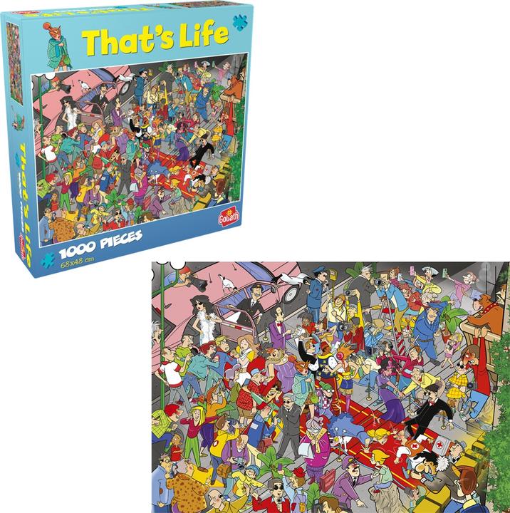 Image du produit Goliath Toys Puzzle That's Life Tapis rouge (1000 pièces)