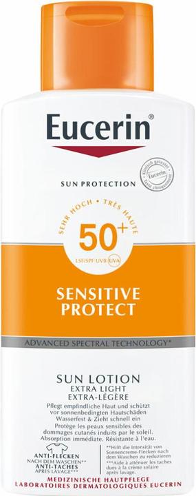 Immagine prodotto Eucerin Sun Sensitive Protect Sun Lotion (Crema solare, SPF 50+, 400 ml)