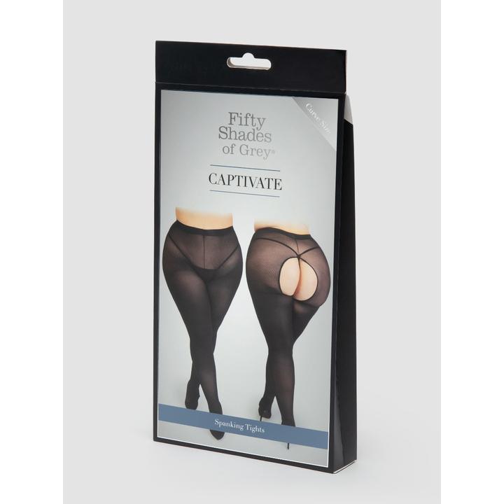 Produktbild Fifty Shades of Grey Captivate Plus Size Spanking Tights One Size Queen - Black (L)