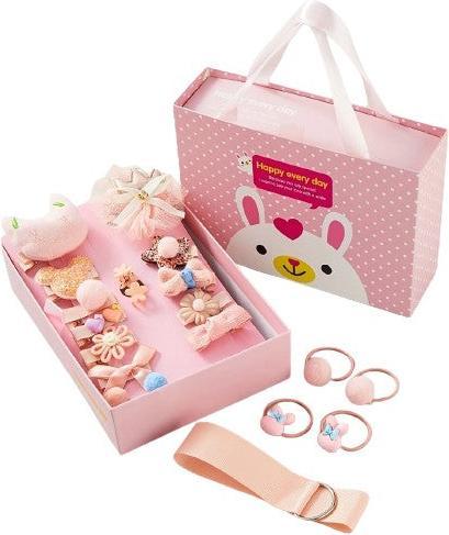 Produktbild Activity Board 18 Stück Haarspangen-Set Kleinkind Mädchen, Haarschmuck Mädchen, Haarspangen mit Geschenkbox