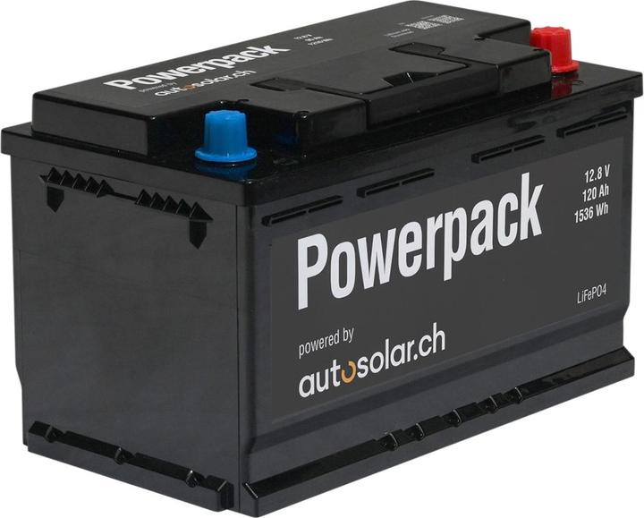 Produktbild Autosolar Lithium-Batterie 120 Ah (entspricht 240Ah einer AGM Batterie) (12.80 V, 120 Ah)