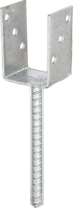Produktbild GAH U-Pfostenträger mit Betonanker aus Riffelstahl (214258) (Betonanker, 1 Stk.)