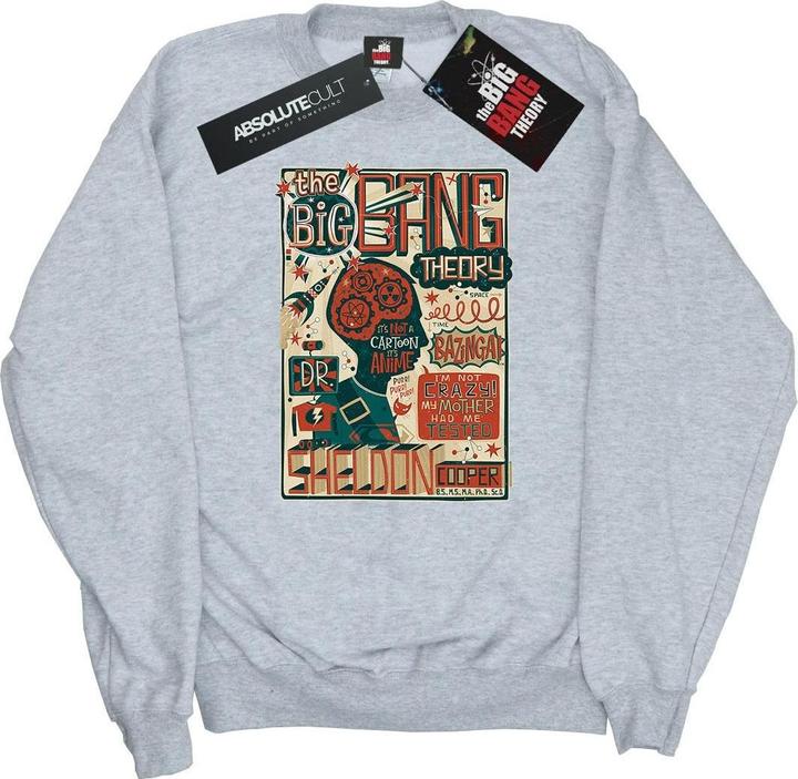 Image du produit Big Bang Theory Mens Infographic Poster Cotton Sweatshirt (XL)
