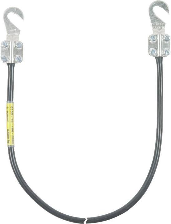 Actual product image Dehn Earthing cable 16mm/L 1.0m black w.2 416010 (1 m)