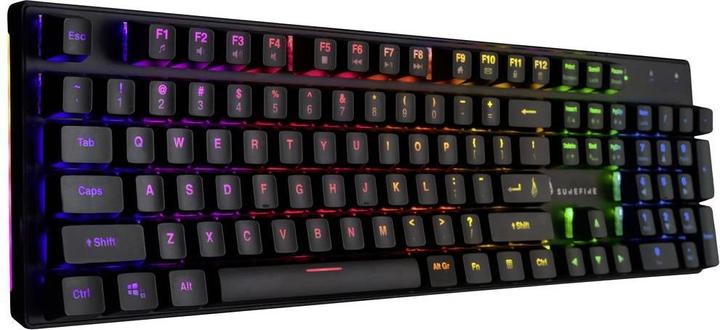 Actual product image SureFire Gaming KingPin M2 Wired, USB Gaming Keyboard Illuminated, Multimedia Keys US-Engli (US, Cable)
