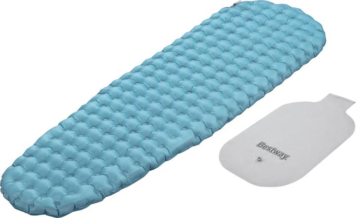 Actual product image Bestway AlpineLite™ inflatable single sleeping pad for mummy sleeping bags 183 x 51 x 7.5 cm