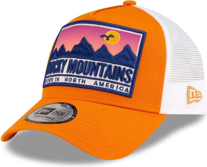 Produktbild New Era 9Forty A-Frame Trucker Cap - Rocky Mountains Orange (One Size)