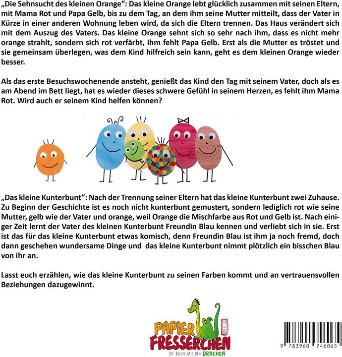 Immagine prodotto Die Sehnsucht des kleinen Orange + Das kleine Kunterbunt (Tedesco, Judith Zacharias-Hellwig, 2023)