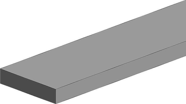 Actual product image Aztek 35cm bar, opaque P-Styrene 0.75x 2.5mm (10 pcs)