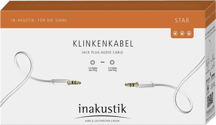 Actual product image Inakustik Star MP3 3.5mm stereo jack connection cable (3 m, 3.5mm jack (AUX))
