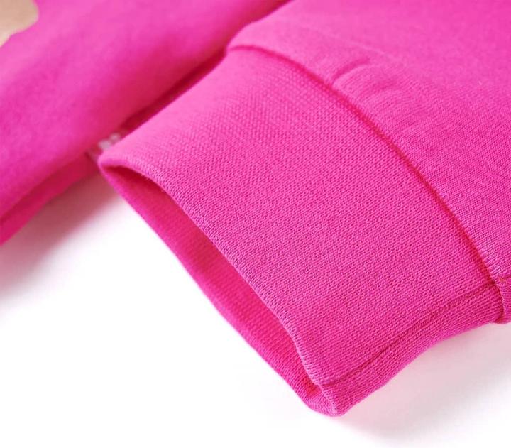 Image du produit VidaXL Sweatshirt enfant rose foncé 116,Composition : 95% coton. 5 (116)