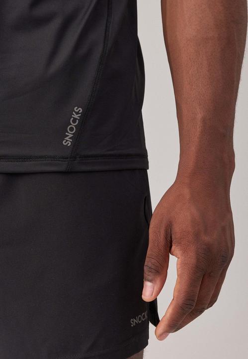 Produktbild Snocks Trainingsshirt mit Reflexstreifen Herren (XL)