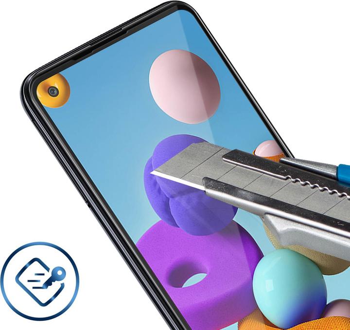 Immagine prodotto Avizar Vetro antiproiettile, pellicola di protezione del vetro, vetro protettivo (1 Pezzo/i, Samsung Galaxy A21s)