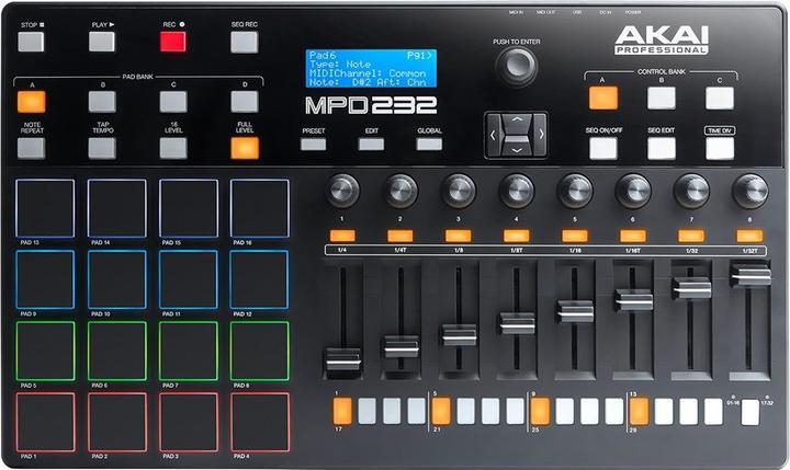 MPD 232 Pad Controller MIDI USB RGB Nero (Controllo)