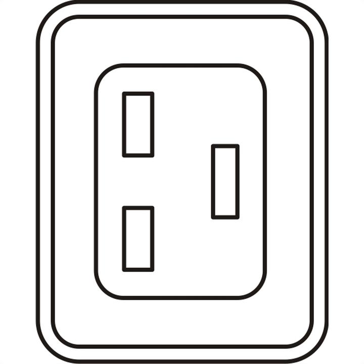Actual product image Schroff Power strip