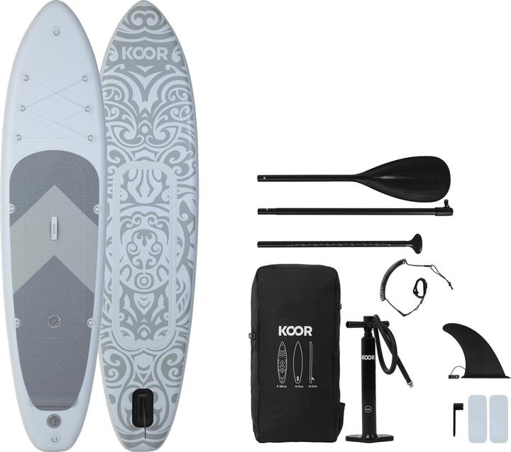 Actual product image Koor SUP Board Nuusa Allround 10'6 (320 cm) Set Grigio II (10'6")