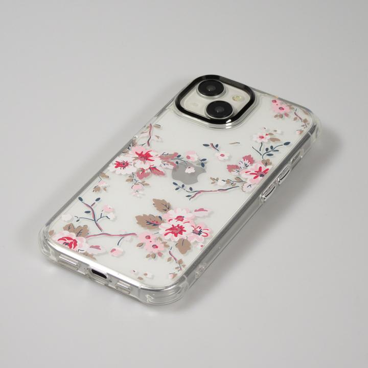 Produktbild PhoneLook Hülle Straffes Gummi Silikon mit verstärkten Ecken blühende Kirschblüte (Apple iPhone 15)
