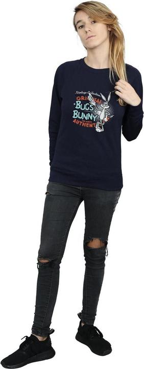 Actual product image Looney Tunes Womens/Ladies Bugs Bunny Vintage Sweatshirt (L)