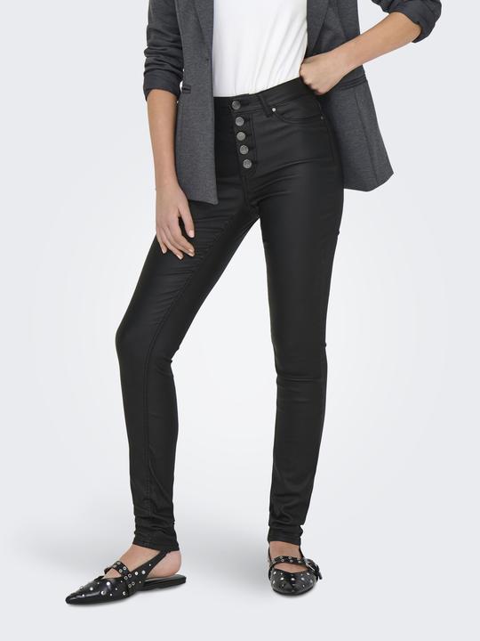 Actual product image Only ONLBlush HW Button coated skinny fit jeans trousers (XXS)