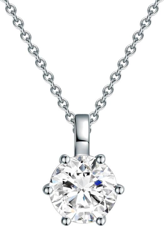 Immagine prodotto Trilani Catena da donna in argento Sterling Zirconia 40,0 cm + 5,0 cm di estensione - 16264 (Argento, 40 - 45 cm)