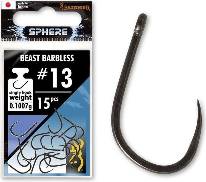 Browning Sphere Beast Barbless Haken