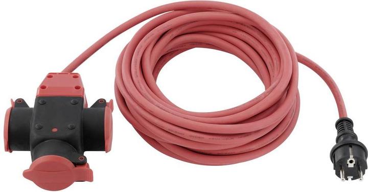 Productafbeelding Sygonix SY-5806890 Verlengkabel 16 A rood 10,00 m H07RN-F 3G 1,5 mm² (10 m, CEE 7/3)