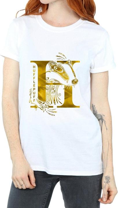 Image du produit - T-shirt HUFFLEPUFF BADGER - Femme (XL)