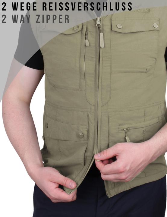 Produktbild Normani Herren Outdoor Weste Kudu - 1485 (4XL)