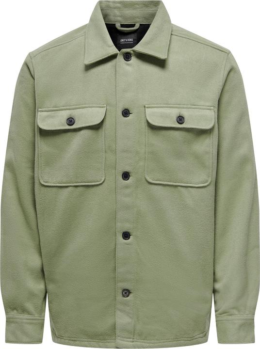 Produktbild Only & Sons Onsash Ovr Woolen Look Pkt Ls Shirt Bp (XXL)