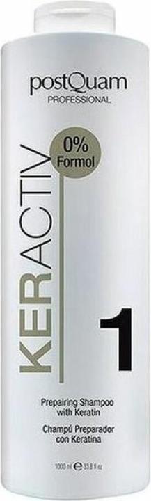 Postquam KERACTIV shampoo preparatore con cheratina 1000 ml (1000 ml, Shampoo liquido)