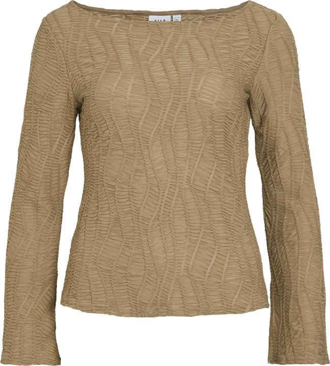 Actual product image Vila Boat-neck top with long sleeves (XS)