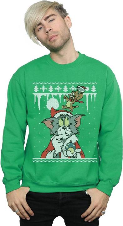 Image du produit Tom & Jerry - Sweat CHRISTMAS FAIR ISLE - Homme (S)