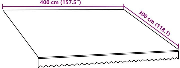 Actual product image VidaXL Lybed (400 x 300 cm)