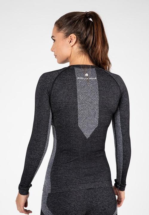 Actual product image Gorilla Wear Selah Seamless Longsleeve - black (M/L)