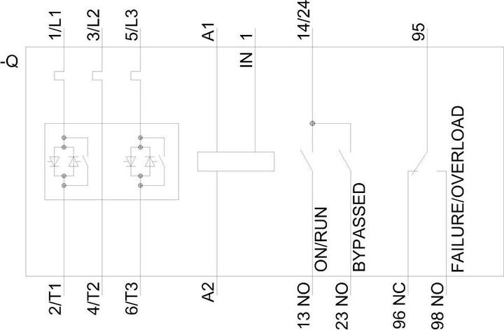 Produktbild Siemens Sanftstarter 15kW 400V SIRIUS 3RW40