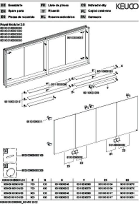 Image du produit Keuco Armoire de toilette ROYAL MODULAR 2.0 Largeur 1600mm Hauteur 900mm Profondeur 160mm