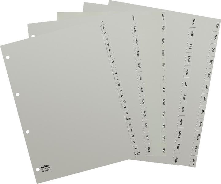 Image du produit Kolma Intercalaire A4 strong A-Z 24 pcs. gris