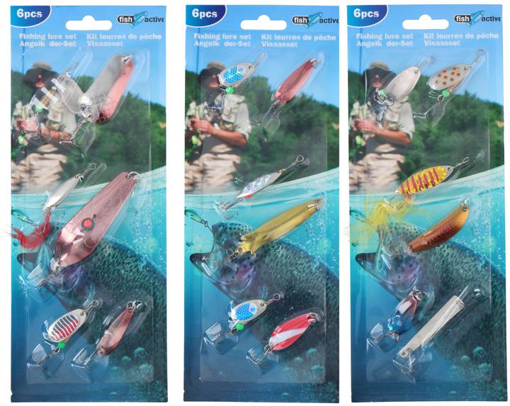 Produktbild Fish active Fishing lure set 6pcs,3ass