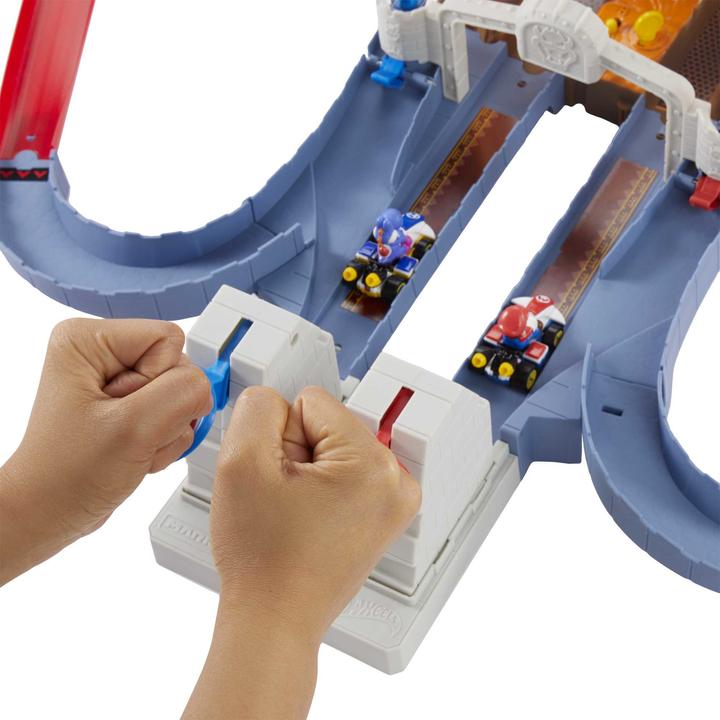Produktbild Hot Wheels Heisse Räder Mario Kart Bowsers Castle Chaos Spielset