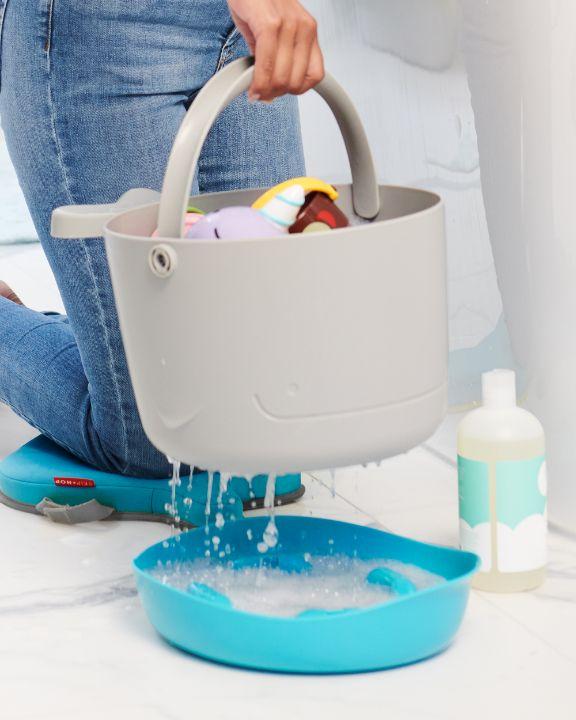 Image du produit Skiphop Seau de rangement Moby pour les jouets de bain