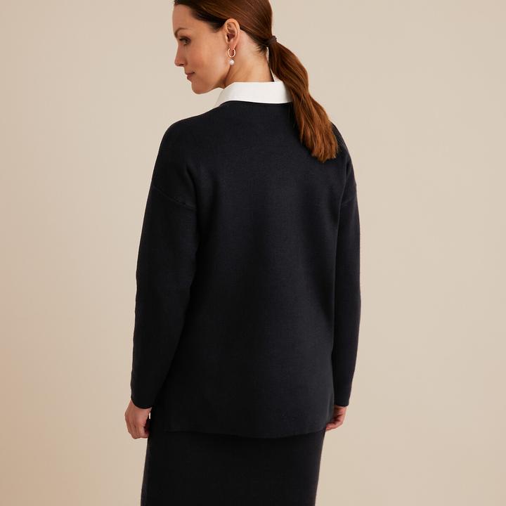 Actual product image Anne Weyburn Milanese knit jumper (42)