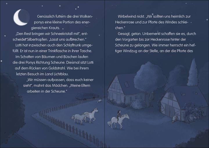 Actual product image Die Wolkenponys (Band 3) - Das verzauberte Schloss (German, Jutta Berend, Barbara Rose, 2022)